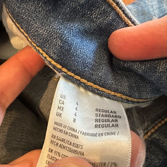 American Eagle Super Stretch X High Rise Jeggings size 4 - Picture 8 of 8